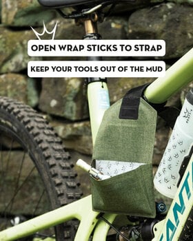 Cyklistická taška Peaty's Holdfast Trail Tool Wrap Moss Green - 9
