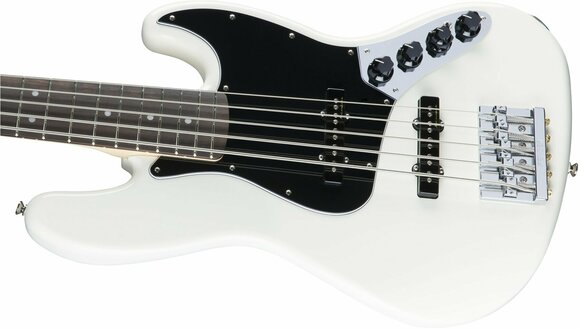 Bas cu 5 corzi Fender Deluxe Active Jazz Bass V PF Olympic White - 5