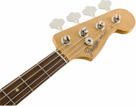 4-string Bassguitar Fender 60s Jazz Bass Pau Ferro Olympic White with Gigbag - 3