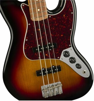 E-Bass Fender 60's Jazz Bass Pau Ferro Lacquer 3-Tone Sunburst - 5