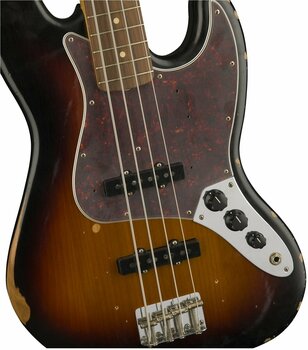 E-Bass Fender Road Worn 60s J-Bass Pau Ferro 3-Tone Sunburst - 5