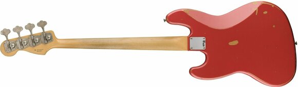 Elektrická baskytara Fender Road Worn 60s J-Bass Pau Ferro Fiesta Red - 2