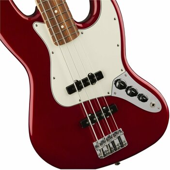 4-string Bassguitar Fender Standard Jazz Bass Pau Ferro Candy Apple Red - 5
