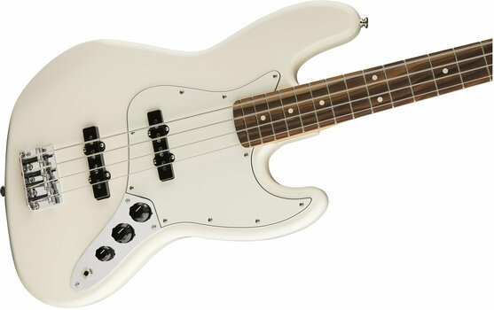 Basso Elettrico Fender Standard Jazz Bass Pau Ferro Arctic White - 2