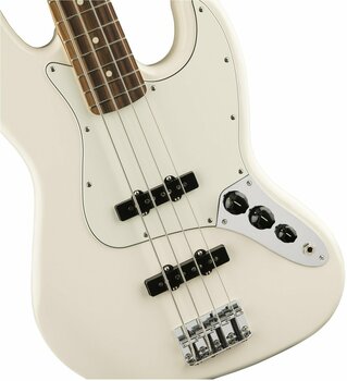 E-Bass Fender Standard Jazz Bass Pau Ferro Arctic White - 5