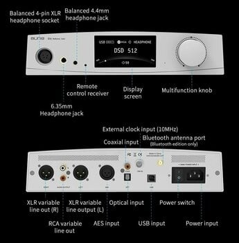 Wzmacniacz słuchawkowy Aune S9c Pro Bluetooth Wzmacniacz słuchawkowy - 4
