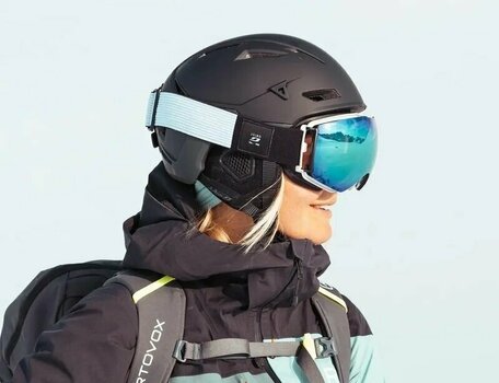Ski-bril Julbo Lightyear White/Black Reactiv 1-3 High Contrast Green Ski-bril - 8