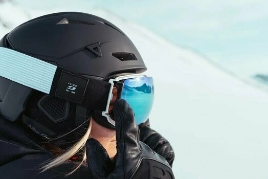 Ski Goggles Julbo Lightyear White/Black Reactiv 1-3 High Contrast Green Ski Goggles - 11