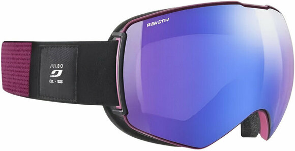 Ski-bril Julbo Lightyear Black/Purple Reactiv 1-3 High Contrast Blue Ski-bril - 2