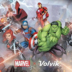 Golfové míčky Volvik Marvel Captain America 2 Golfové míčky - 1