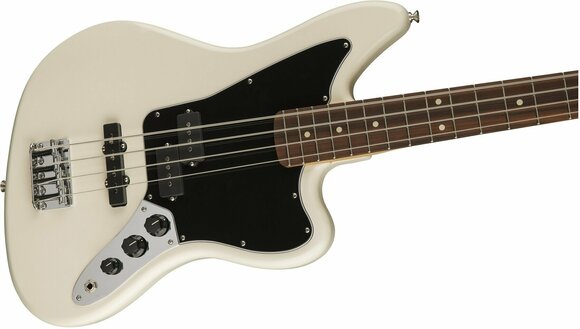 E-Bass Fender Standard Jaguar Bass Pau Ferro Olympic White - 3