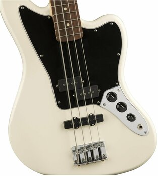 Basse électrique Fender Standard Jaguar Bass Pau Ferro Olympic White - 5