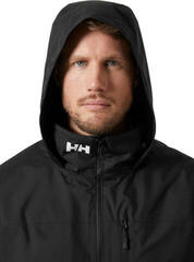 Jacke Helly Hansen Men's Crew Hooded Midlayer Sailing 2.0 Black - 4