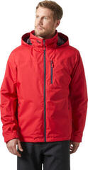 Bunda Helly Hansen Men's Crew Hooded Midlayer Sailing 2.0 Red - 2