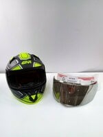 Givi 50.6 Sport Deep Matt Titanium/Yellow 2XL Helmet