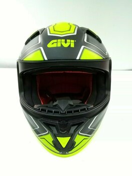 Helmet Givi 50.6 Sport Deep Matt Titanium/Yellow 2XL Helmet (Pre-owned) - 3