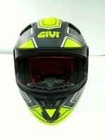 Givi 50.6 Sport Deep Matt Titanium/Yellow 2XL Helm