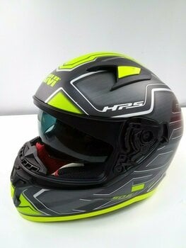 Helmet Givi 50.6 Sport Deep Matt Titanium/Yellow 2XL Helmet (Pre-owned) - 4