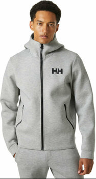 Jacket Helly Hansen Men's HP Ocean Full-Zip 2.0 Jacket Grey Melange M - 3