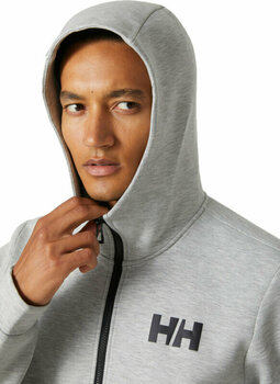 Jacket Helly Hansen Men's HP Ocean Full-Zip 2.0 Jacket Grey Melange XL - 5