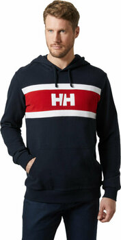 Пуловер Helly Hansen Salt Cotton Суитшърт с качулка Navy XL - 3