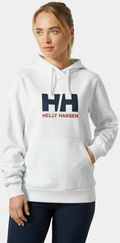 Hættetrøje Helly Hansen Women's HH Logo 2.0 Hættetrøje White S - 3