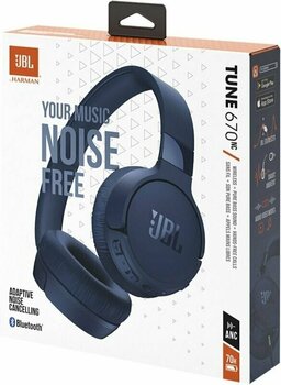 Wireless On-ear headphones JBL Tune 670NC Blue - 11