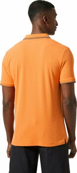 Camisa Helly Hansen Men's Kos Quick-Dry Polo Camisa Poppy Orange L - 4