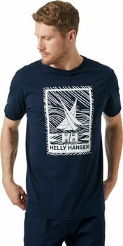 T-Shirt Helly Hansen Men's Shoreline 2.0 T-Shirt Navy M - 3