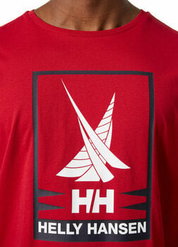T-Shirt Helly Hansen Men's Shoreline 2.0 T-Shirt Red L - 5