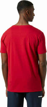 T-Shirt Helly Hansen Men's Shoreline 2.0 T-Shirt Red S - 4