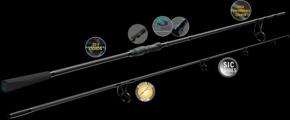 Pontyos bot Sportex Competition Carp CS-5 Stalker Bot 3 m 3,5 lb 2 rész - 4