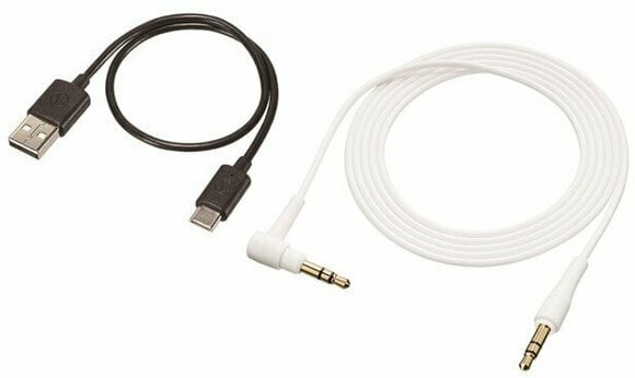 Bezdrátová sluchátka na uši Audio-Technica ATH-M20xBT White - 4