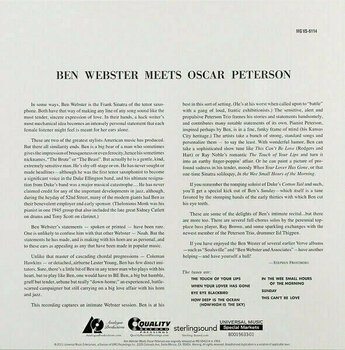 LP plošča Ben Webster - Meets Oscar Peterson (200g) (2 LP) - 6