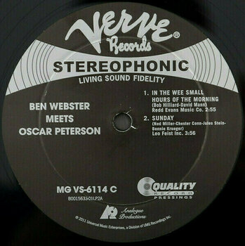 LP plošča Ben Webster - Meets Oscar Peterson (Numbered Edition) (2 LP) - 4