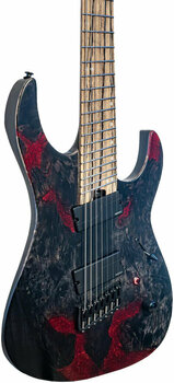 Multi-scale elektrische gitaar Legator Ninja X 7-string Multiscale Black Widow - 3