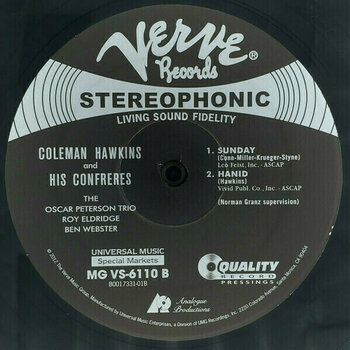 Vinyl Record Coleman Hawkins - And Confrères (Remastered) (200g) (2 x 12" Vinyl) - 3
