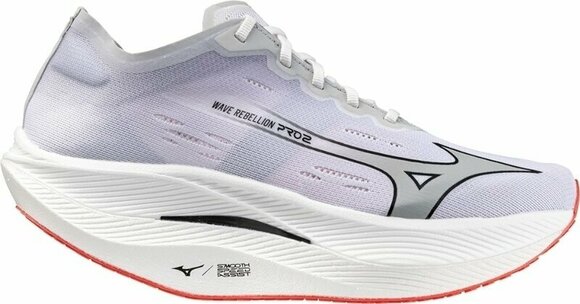 Road running shoes Mizuno Wave Rebellion Pro 2 White/Harbor/Mist Cayenne 42 Road running shoes - 2