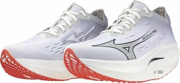 Road running shoes Mizuno Wave Rebellion Pro 2 White/Harbor/Mist Cayenne 42 Road running shoes - 5