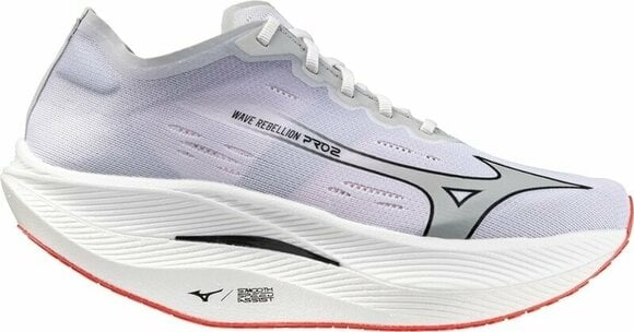 Road running shoes Mizuno Wave Rebellion Pro 2 White/Harbor/Mist Cayenne 43 Road running shoes - 2