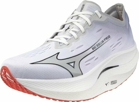Road running shoes Mizuno Wave Rebellion Pro 2 White/Harbor/Mist Cayenne 43 Road running shoes - 3