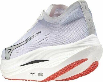 Road running shoes Mizuno Wave Rebellion Pro 2 White/Harbor/Mist Cayenne 43 Road running shoes - 4