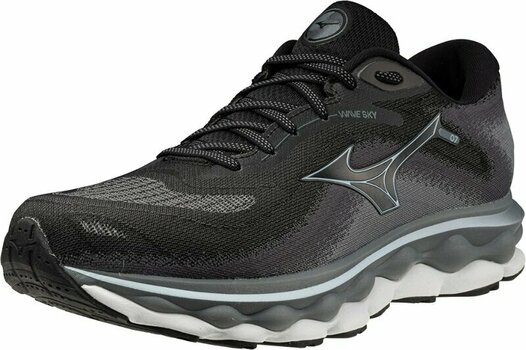 Road running shoes Mizuno Wave Sky 7 Black/Glacial Ridge/Stormy Weather 41 Road running shoes - 3