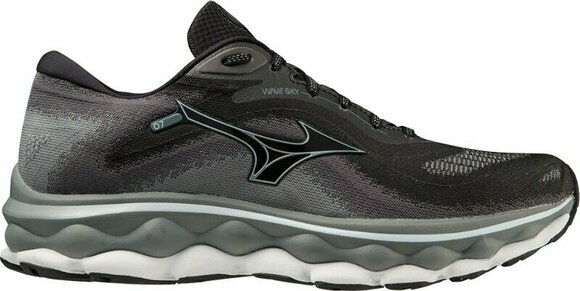 Road running shoes Mizuno Wave Sky 7 Black/Glacial Ridge/Stormy Weather 42,5 Road running shoes - 2
