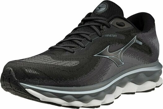 Road running shoes Mizuno Wave Sky 7 Black/Glacial Ridge/Stormy Weather 46,5 Road running shoes - 3
