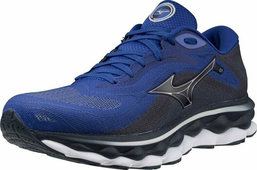 Road running shoes Mizuno Wave Sky 7 Surf the Web/Silver/Dress Blues 41 Road running shoes - 3