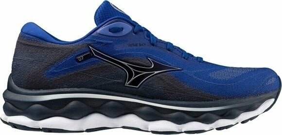 Road running shoes Mizuno Wave Sky 7 Surf the Web/Silver/Dress Blues 42,5 Road running shoes - 2