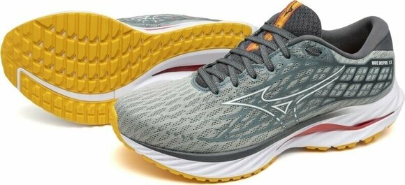 Road running shoes Mizuno Wave Inspire 20 Abyss/White/Citrus 42,5 Road running shoes - 7