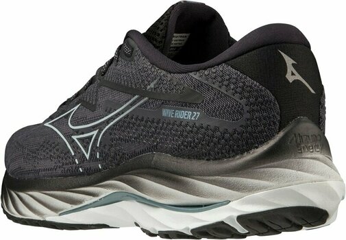 Road маратонки Mizuno Wave Rider 27 Ebony/Illusion Blue/Black 40 Road маратонки - 4