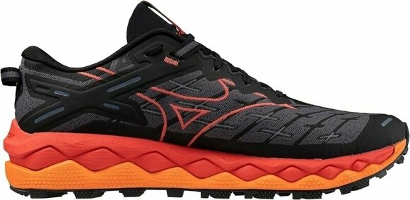 Trail obuća za trčanje Mizuno Wave Mujin 10 Black/Cayenne/Nasturtium 44,5 Trail obuća za trčanje - 3